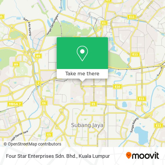 Four Star Enterprises Sdn. Bhd. map