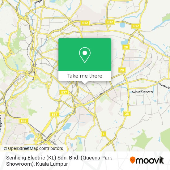 Senheng Electric (KL) Sdn. Bhd. (Queens Park Showroom) map