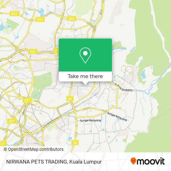 NIRWANA PETS TRADING map