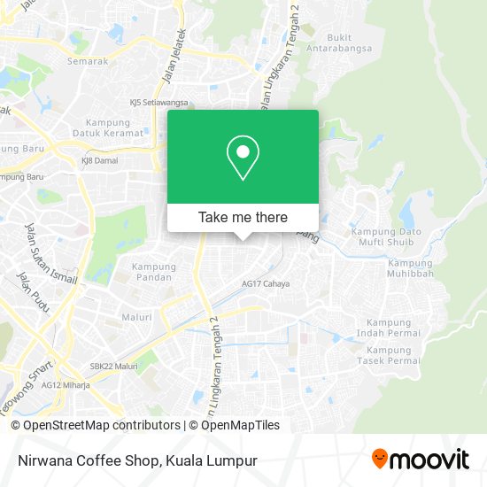 Nirwana Coffee Shop map
