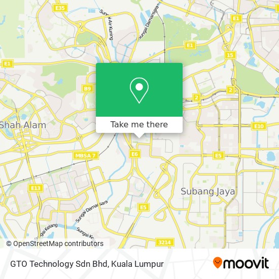 GTO Technology Sdn Bhd map