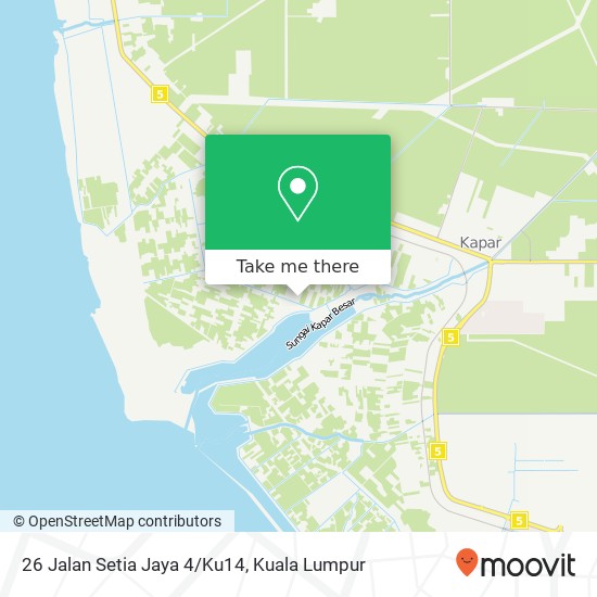 26 Jalan Setia Jaya 4 / Ku14, 42200 Kapar map