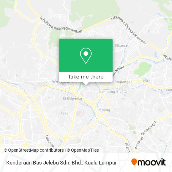 Kenderaan Bas Jelebu Sdn. Bhd. map