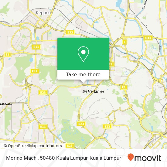 Morino Machi, 50480 Kuala Lumpur map