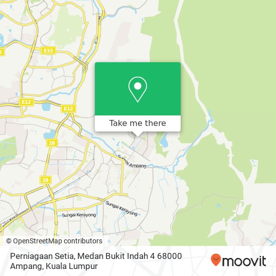 Perniagaan Setia, Medan Bukit Indah 4 68000 Ampang map