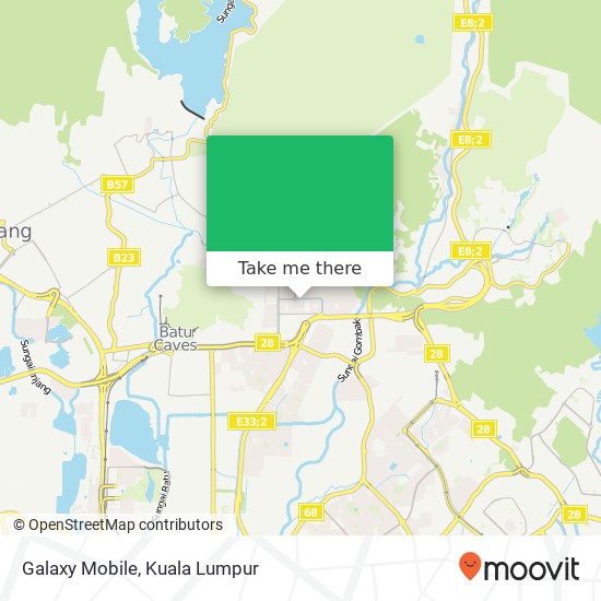 Galaxy Mobile map