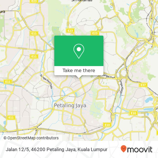 Jalan 12 / 5, 46200 Petaling Jaya map