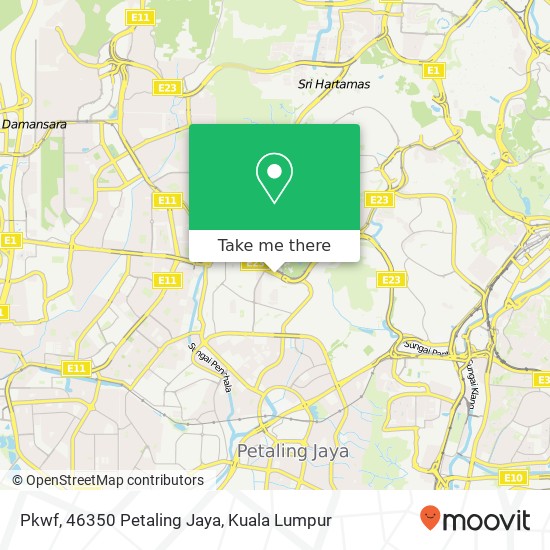 Pkwf, 46350 Petaling Jaya map