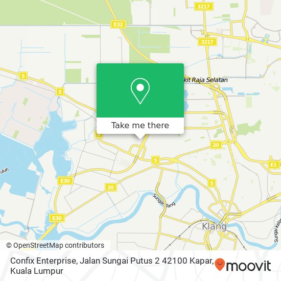 Confix Enterprise, Jalan Sungai Putus 2 42100 Kapar map