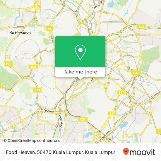 Peta Food Heaven, 50470 Kuala Lumpur