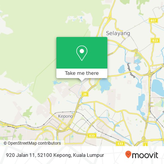 Peta 920 Jalan 11, 52100 Kepong