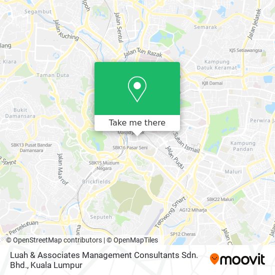 Luah & Associates Management Consultants Sdn. Bhd. map