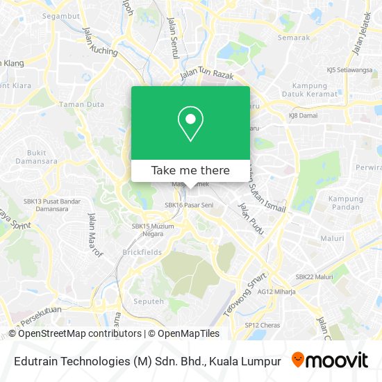 Edutrain Technologies (M) Sdn. Bhd. map