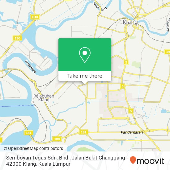 Semboyan Tegas Sdn. Bhd., Jalan Bukit Changgang 42000 Klang map