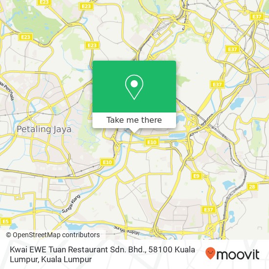 Kwai EWE Tuan Restaurant Sdn. Bhd., 58100 Kuala Lumpur map