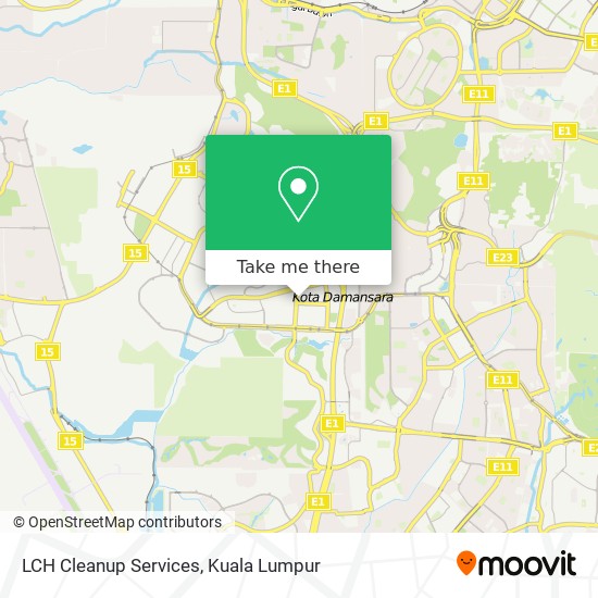 LCH Cleanup Services map