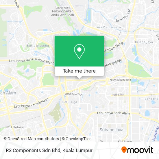 RS Components Sdn Bhd map