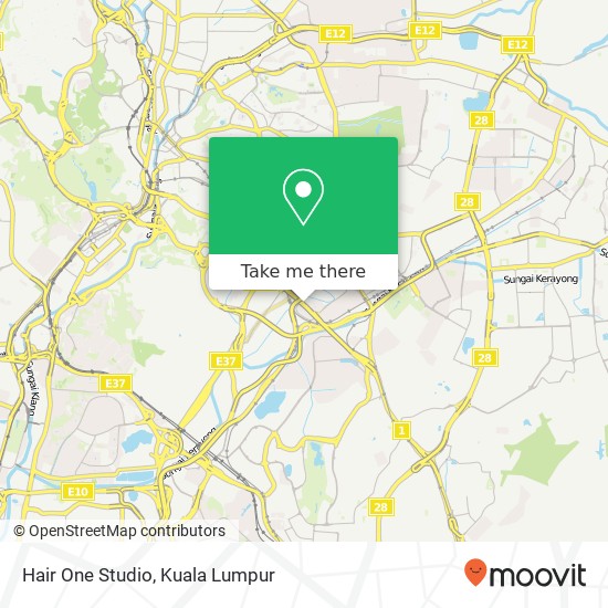 Hair One Studio map