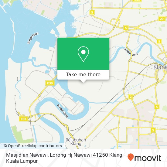 Masjid an Nawawi, Lorong Hj Nawawi 41250 Klang map