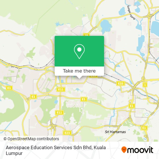 Aerospace Education Services Sdn Bhd map