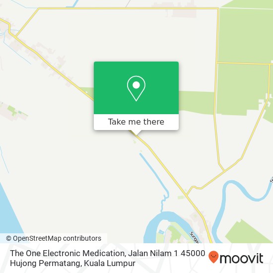 The One Electronic Medication, Jalan Nilam 1 45000 Hujong Permatang map