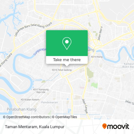 Taman Mentaram map