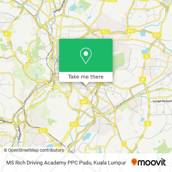 Peta MS Rich Driving Academy PPC Pudu