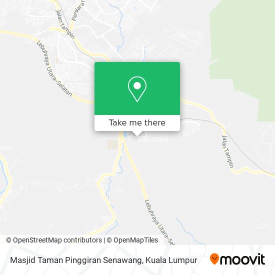 Masjid Taman Pinggiran Senawang map