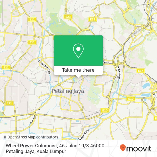 Wheel Power Columnist, 46 Jalan 10 / 3 46000 Petaling Jaya map