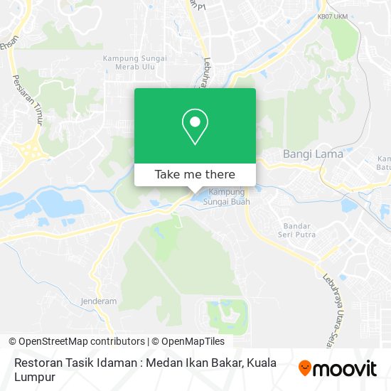Restoran Tasik Idaman : Medan Ikan Bakar map