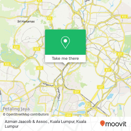 Azman Jaacob & Assoc., Kuala Lumpur map