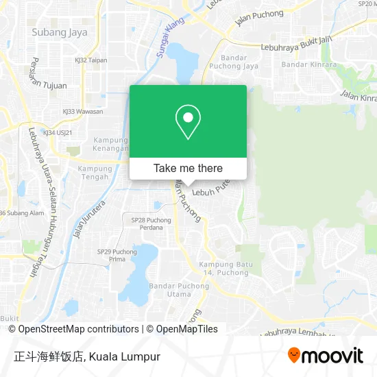 正斗海鲜饭店 map