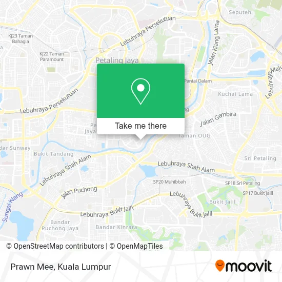 Prawn Mee map