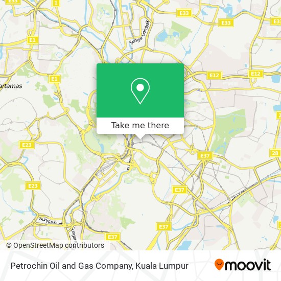 Petrochin Oil and Gas Company map