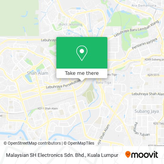 Malaysian SH Electronics Sdn. Bhd. map