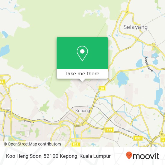 Koo Heng Soon, 52100 Kepong map