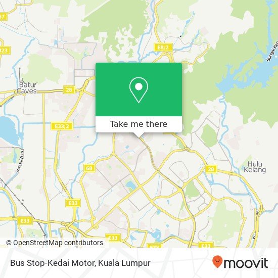 Bus Stop-Kedai Motor map