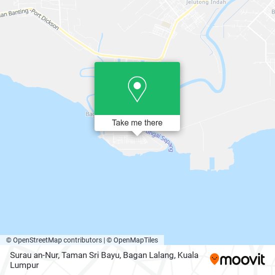 Surau an-Nur, Taman Sri Bayu, Bagan Lalang map