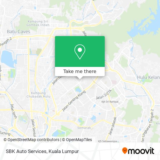 SBK Auto Services map