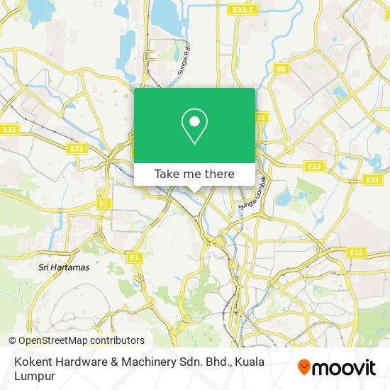 Kokent Hardware & Machinery Sdn. Bhd. map