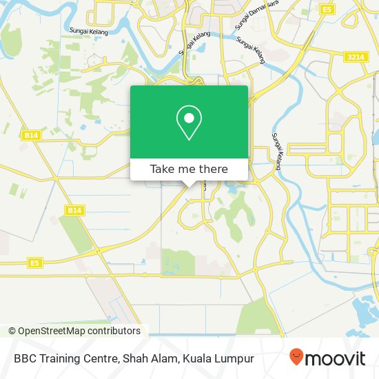 BBC Training Centre, Shah Alam map