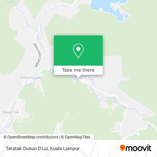 Teratak Dusun D'Lui map