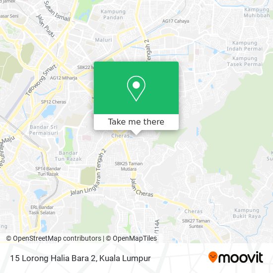 15 Lorong Halia Bara 2 map