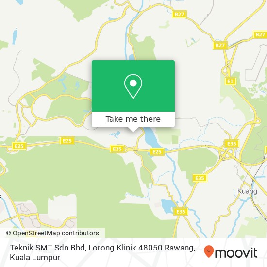 Teknik SMT Sdn Bhd, Lorong Klinik 48050 Rawang map