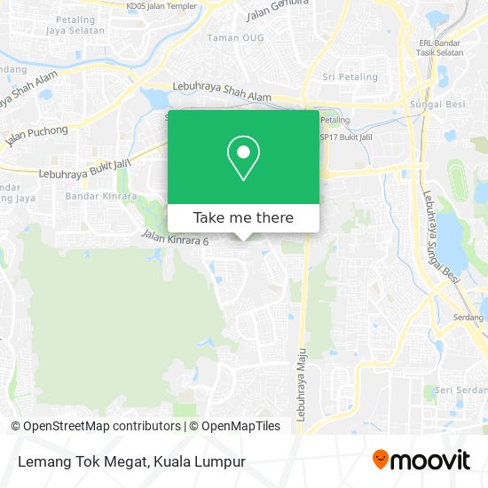 Lemang Tok Megat map