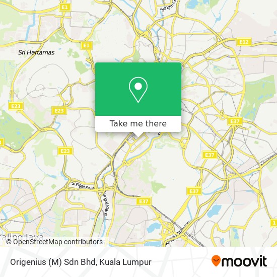 Origenius (M) Sdn Bhd map