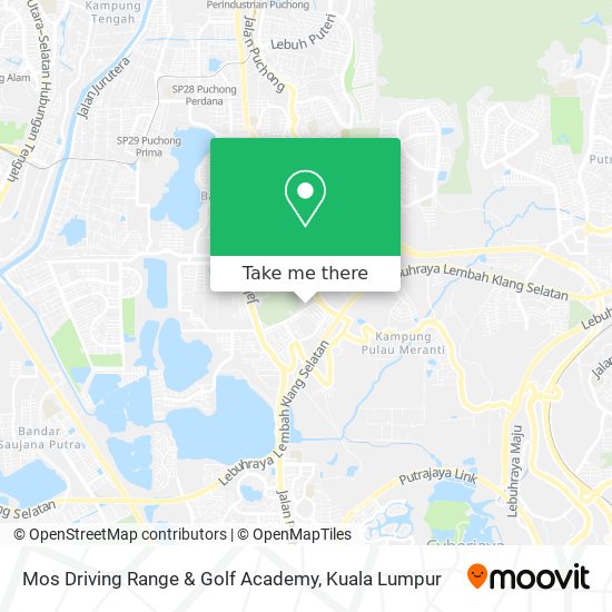 Mos Driving Range & Golf Academy map