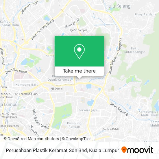 Perusahaan Plastik Keramat Sdn Bhd map
