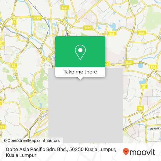 Opito Asia Pacific Sdn. Bhd., 50250 Kuala Lumpur map