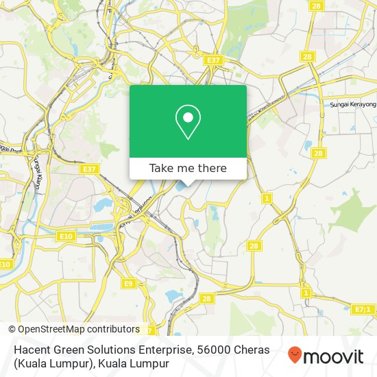 Hacent Green Solutions Enterprise, 56000 Cheras (Kuala Lumpur) map